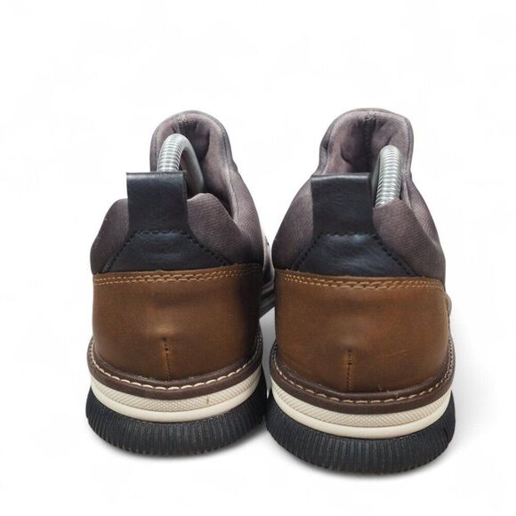 Rieker Dustin Leather Slip-on Casual Oxfords "Navy / Brown" Men's 8-8.5/41 - Picture 5 of 11